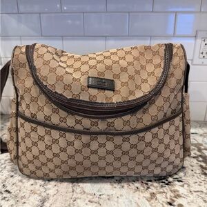 Gucci Tan Monogram Crossbody Bag
